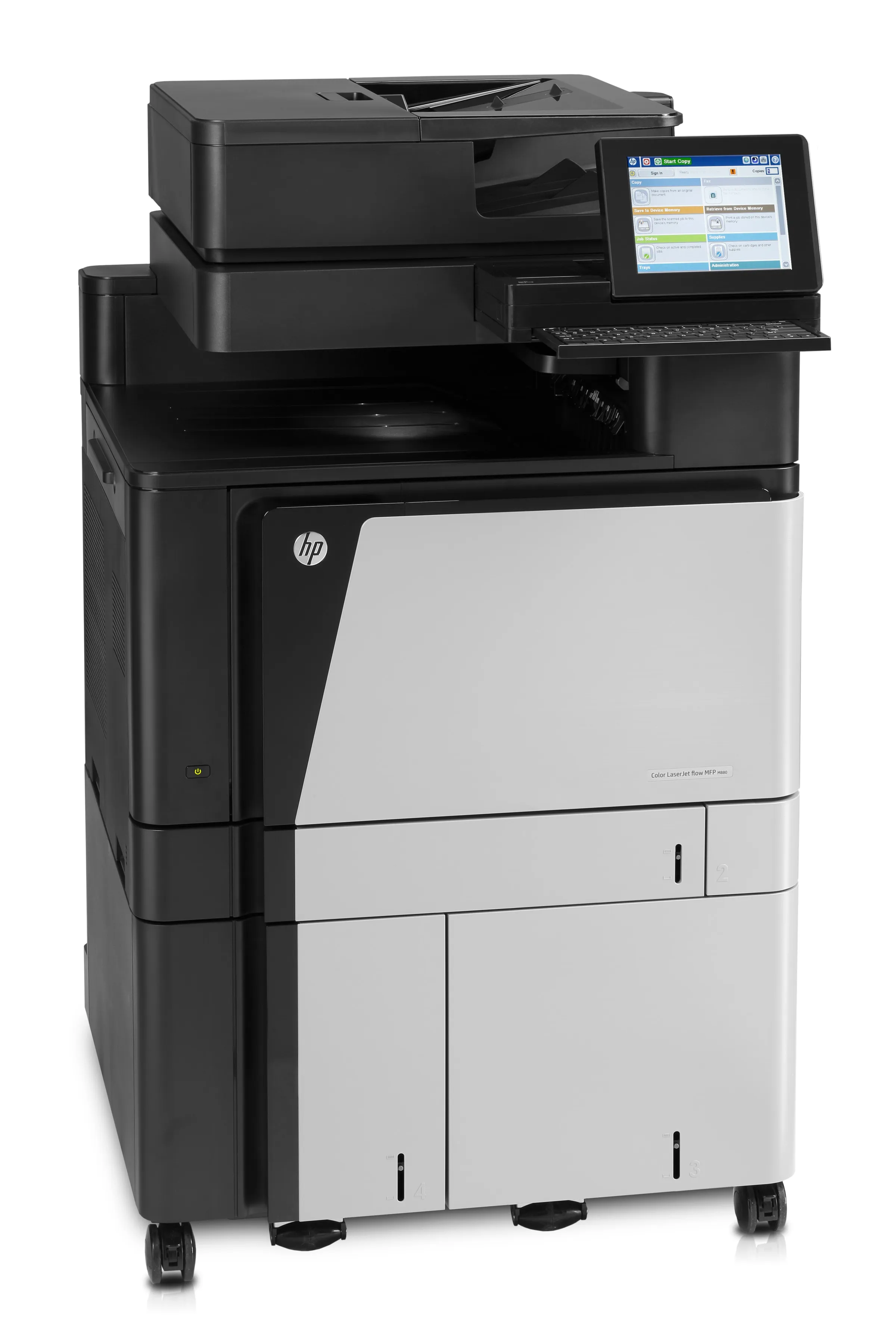 HP LaserJet Enterprise Flow MFP M880z+ Duplex, LAN, A3 - f&auml;rglaserskrivare