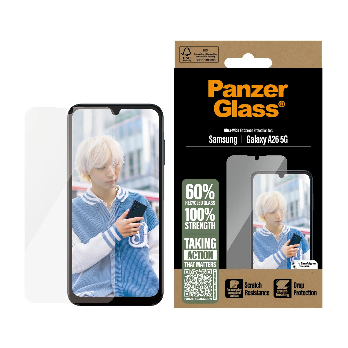 PanzerGlass Ultra-Wide Fit Galaxy A26 5G - Screen Protector