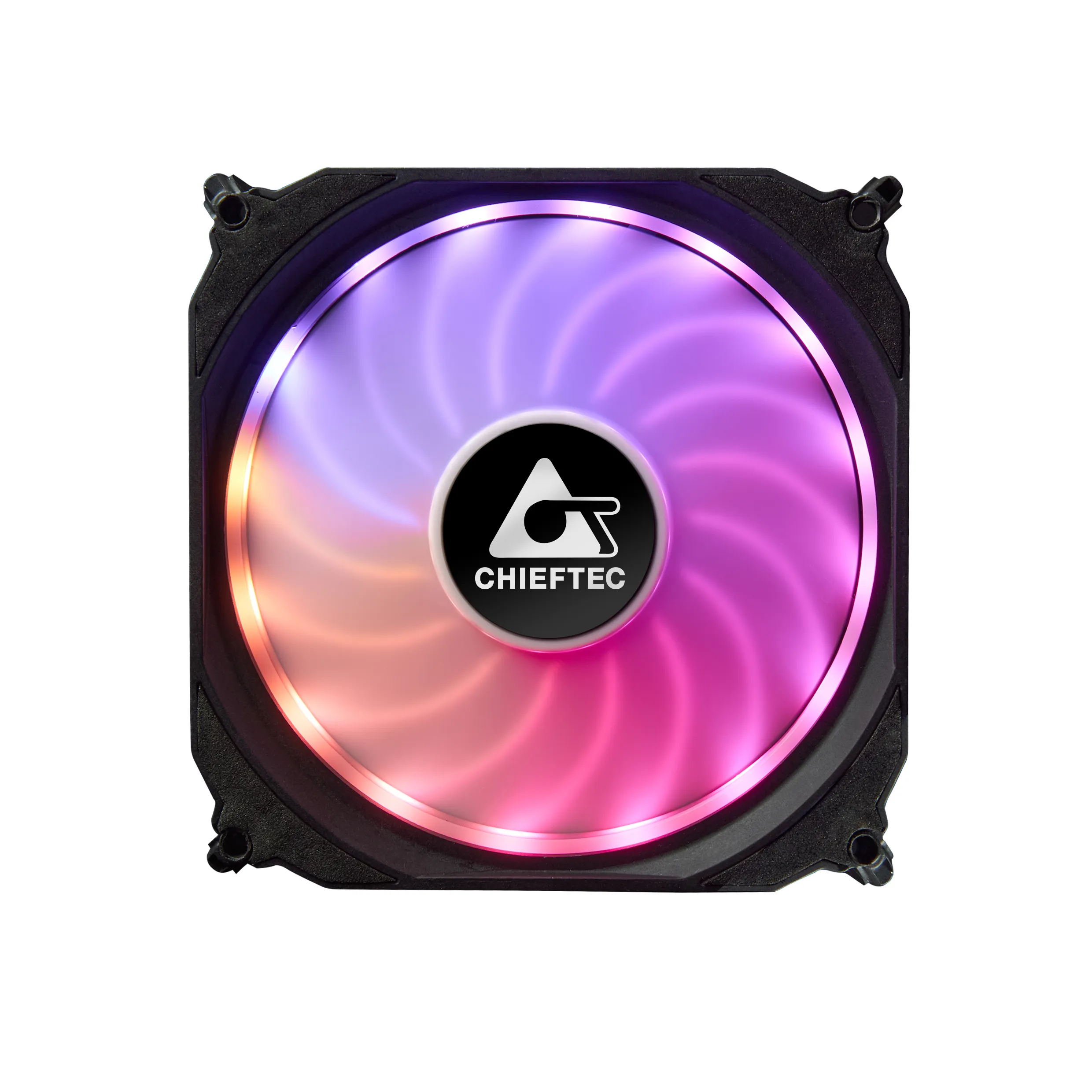 CHIEFTEC Tornado RGB, 120mm - case fan, black, 3pcs