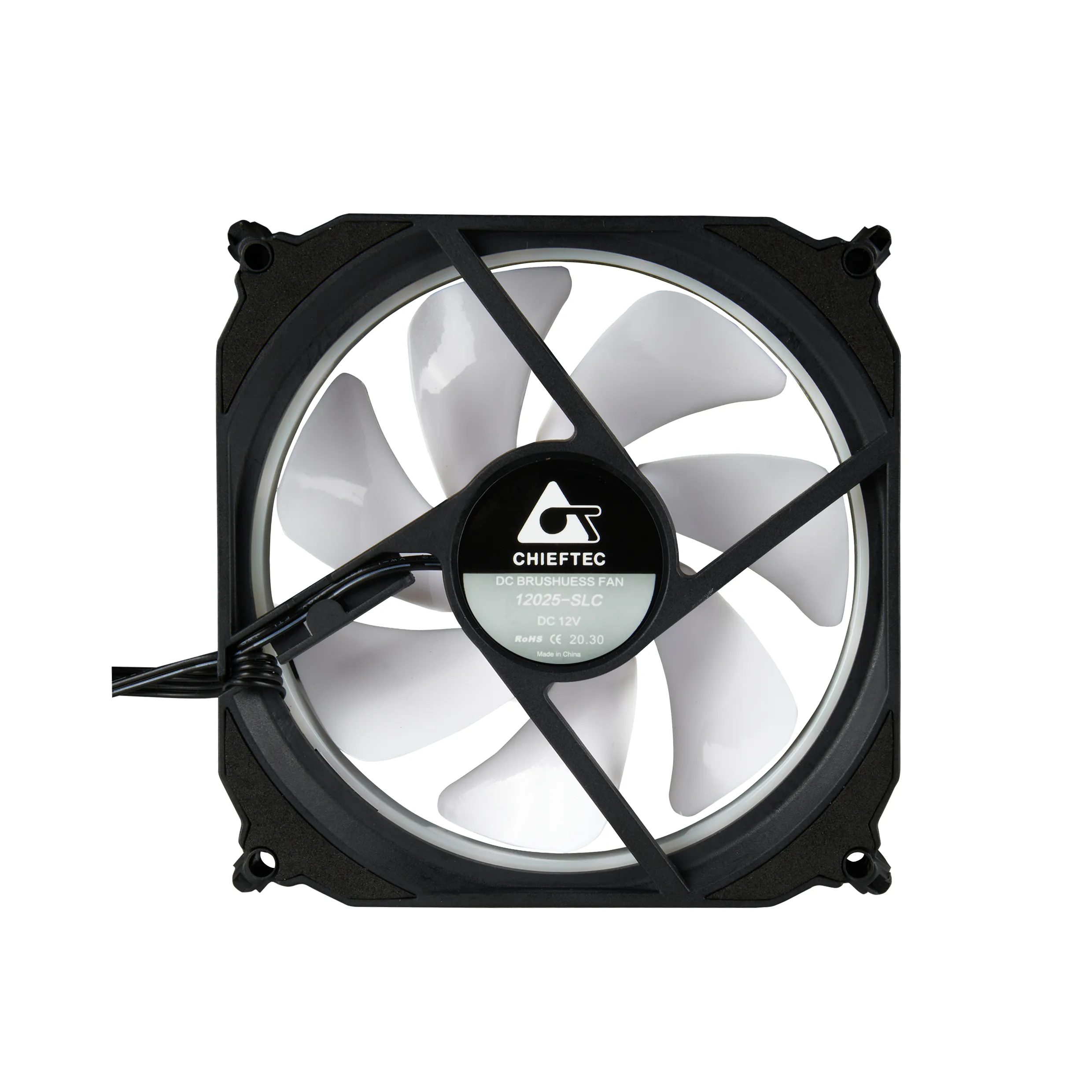 CHIEFTEC Tornado RGB, 120mm - case fan, black, 3pcs