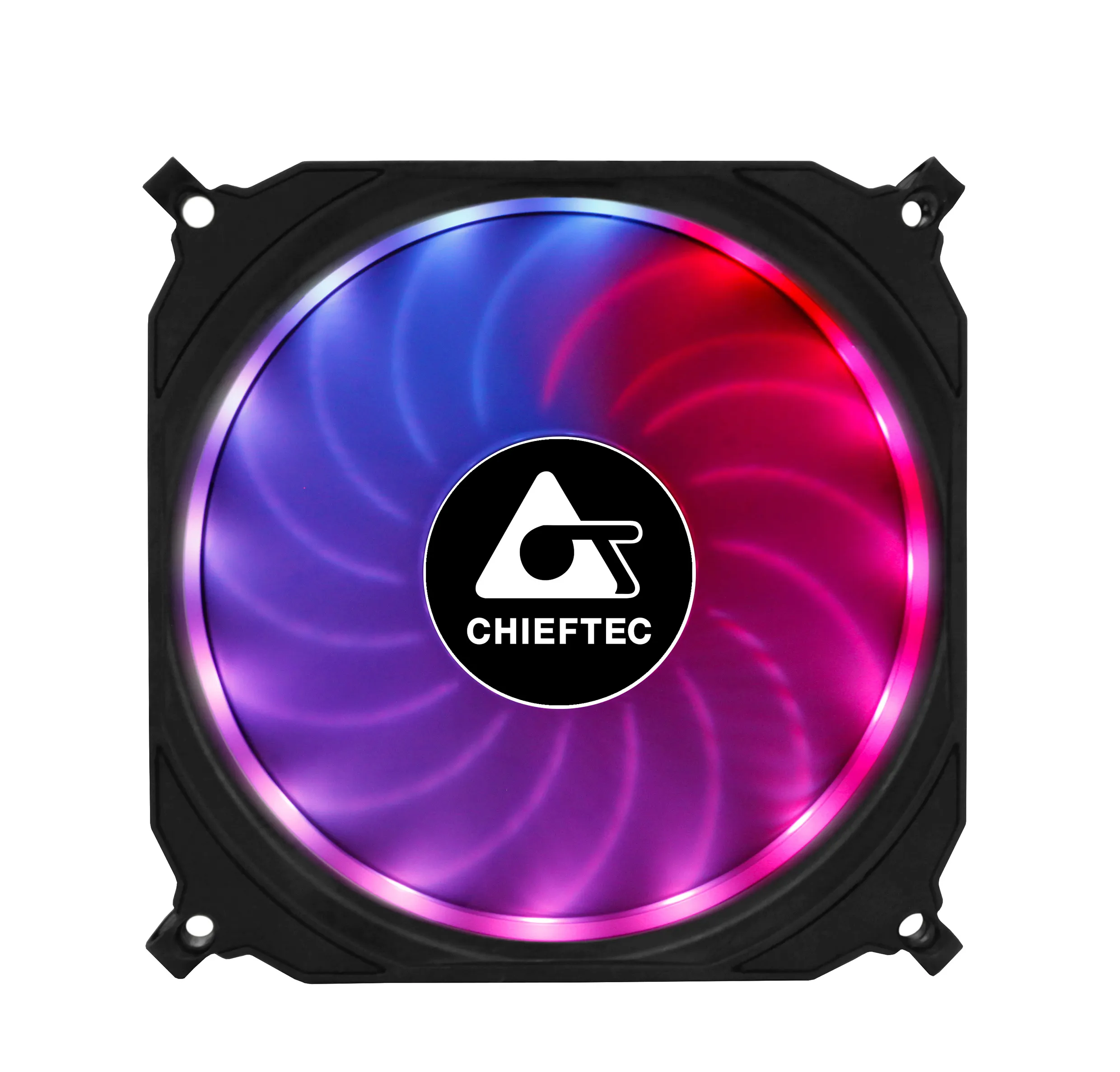CHIEFTEC Tornado RGB, 120mm - case fan, black, 3pcs