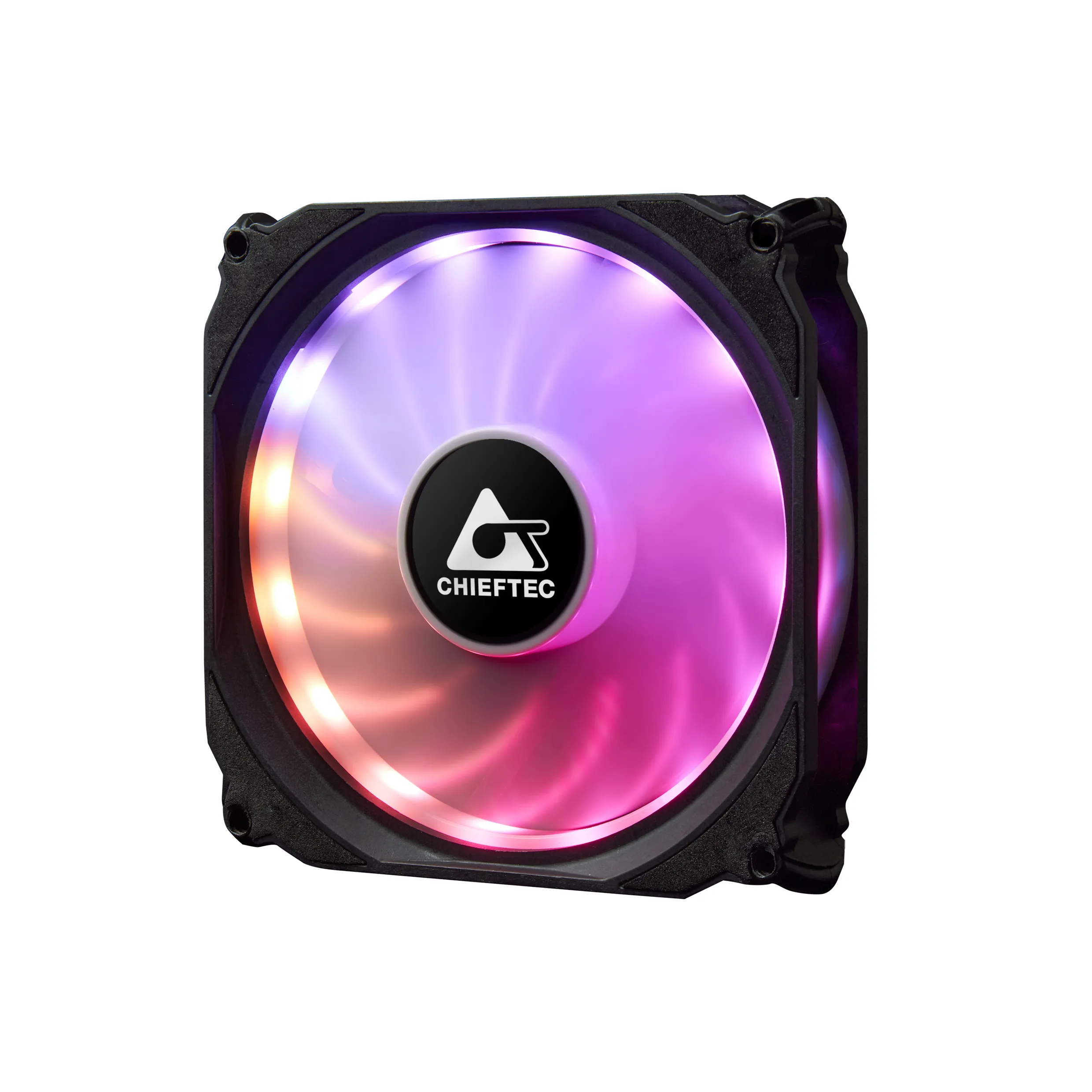 CHIEFTEC Tornado RGB, 120mm - case fan, black, 3pcs