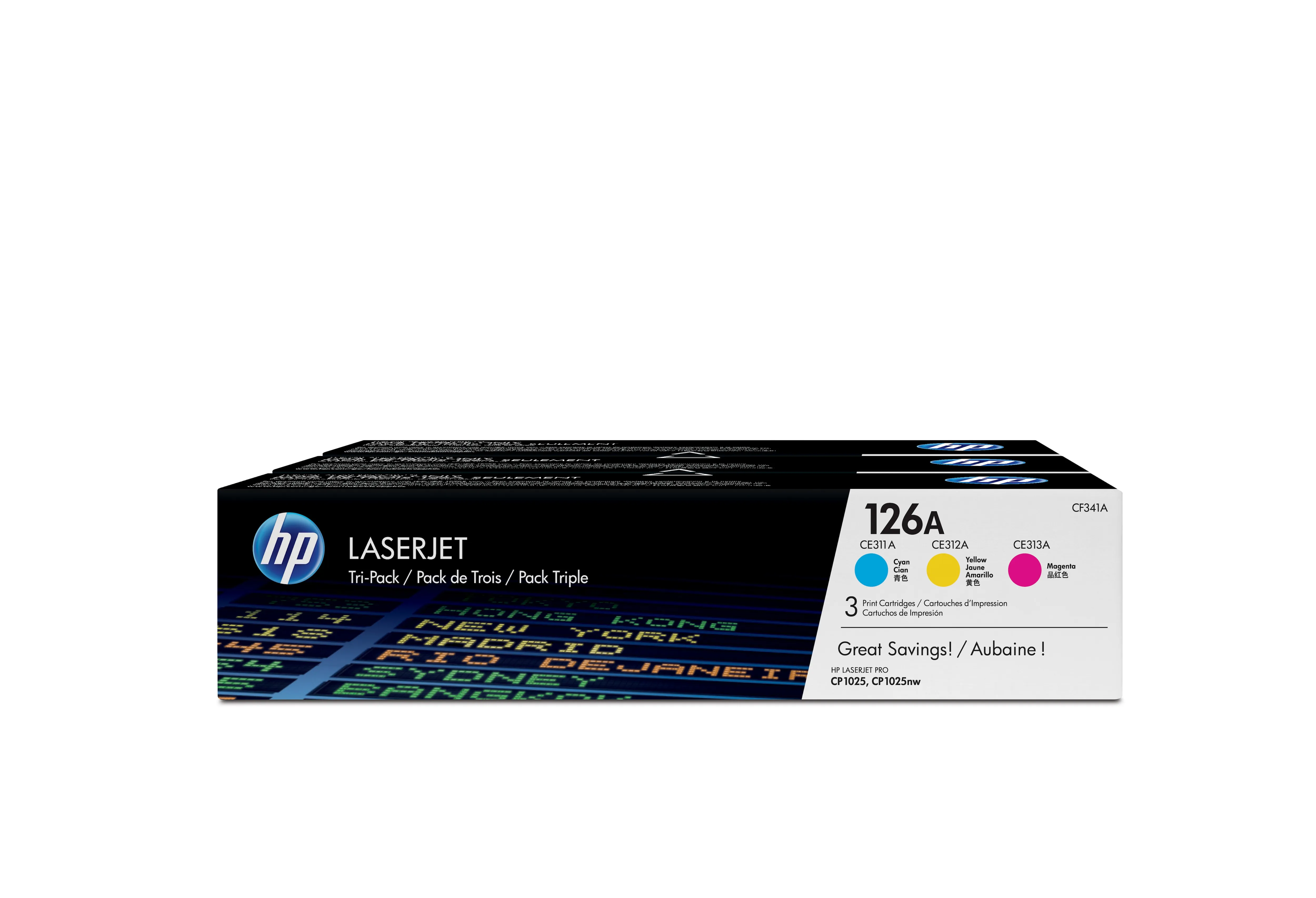 HP Toner 126A HV color Tri-Pack