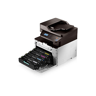 SAMSUNG CLX-4195N color MFP 3-1 18/18ppm Net PCL6 Ebony Brown