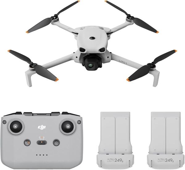 DJI Lito X1 Tv&aring;batterikombination (RC-N3), gr&aring;