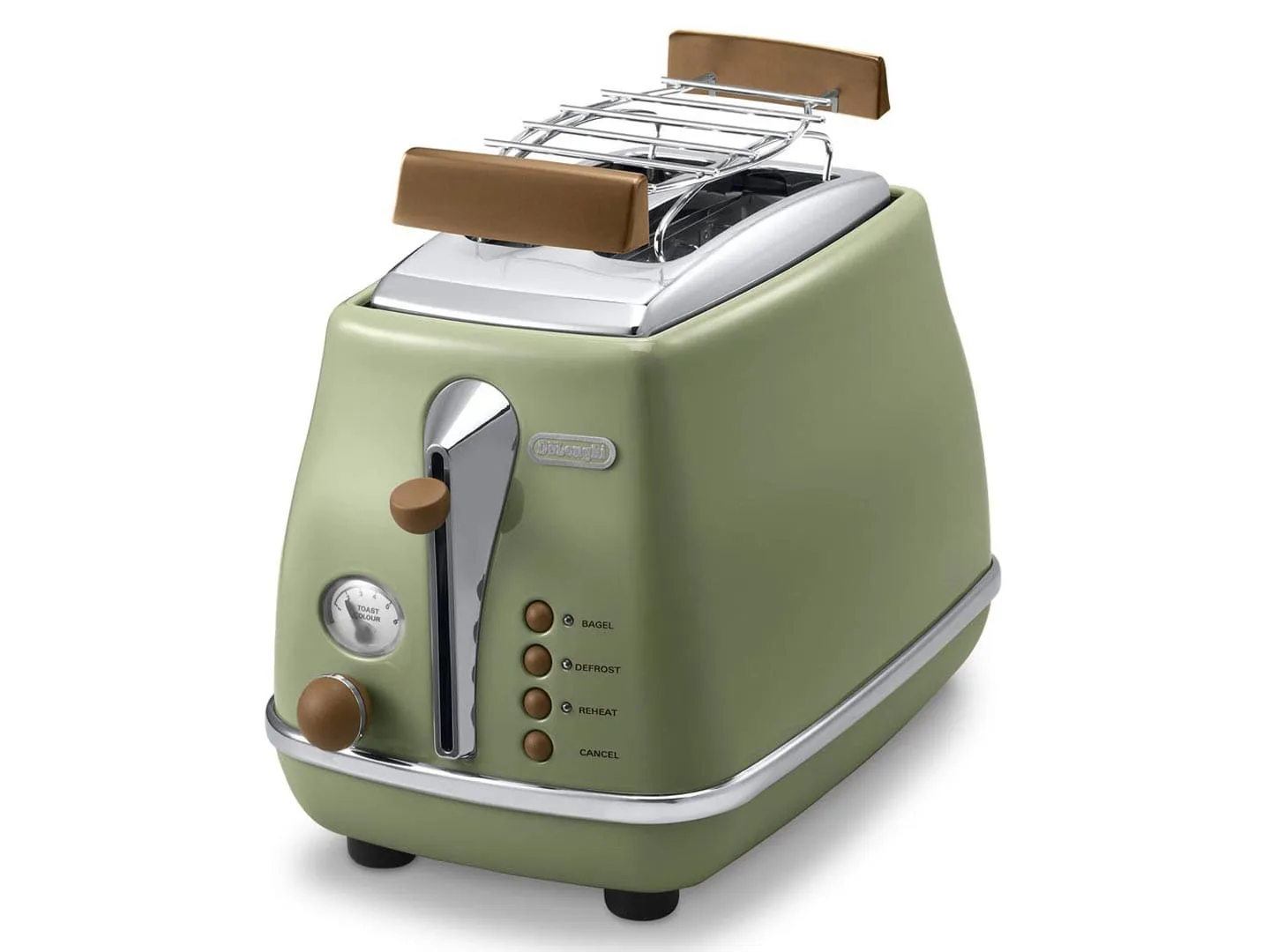 Delonghi Icona Vintage -  brödrost, 2 skivor,  Grön