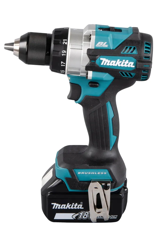 Makita DDF486RTJ Skruetrækker 2 batterier inkluderet Nøgleløs borepatron