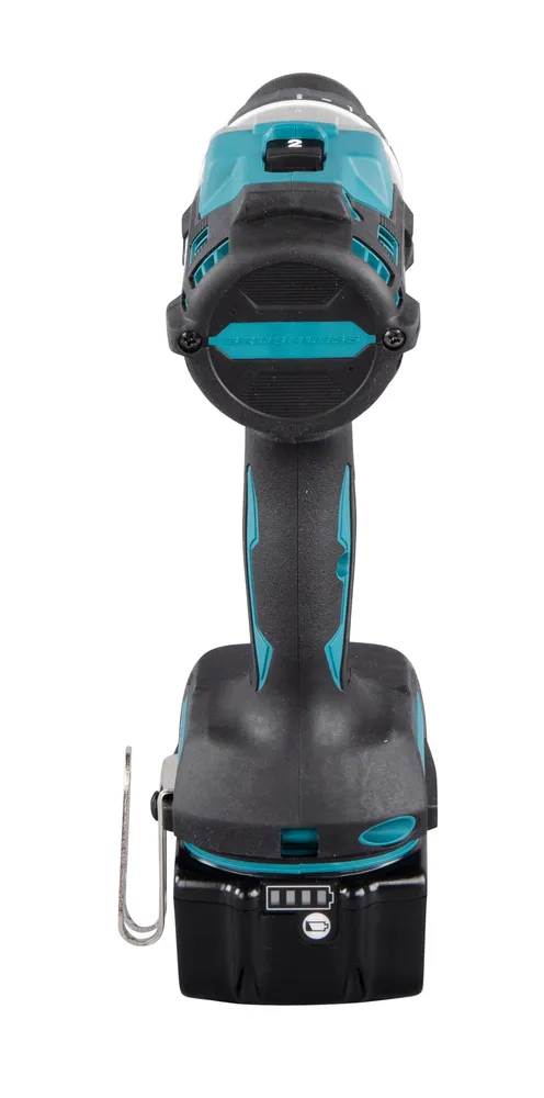 Makita DDF486RTJ Skruetr&aelig;kker 2 batterier inkluderet N&oslash;glel&oslash;s borepatron