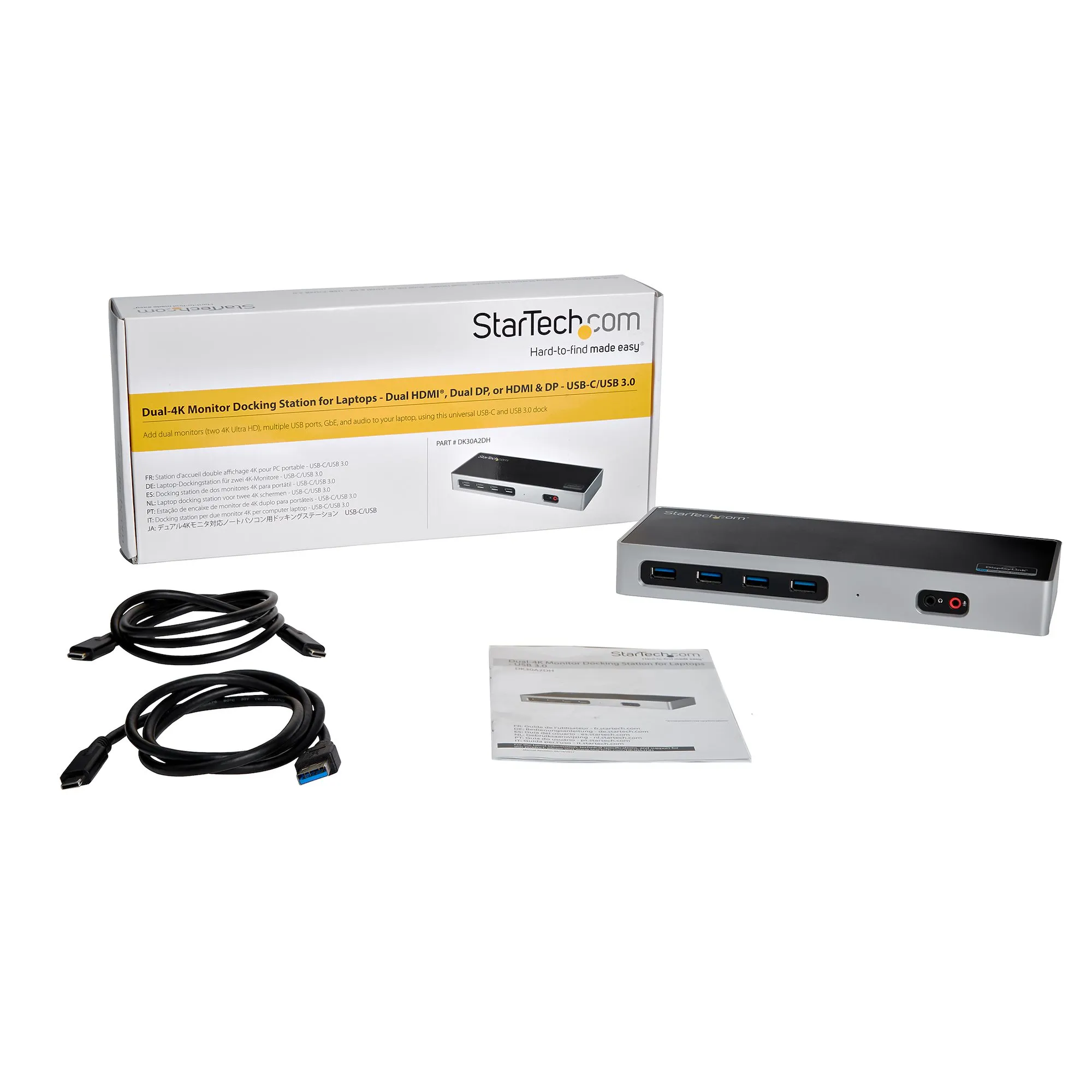 USB-C/USB 3.0 Docking Station Dual 4K
