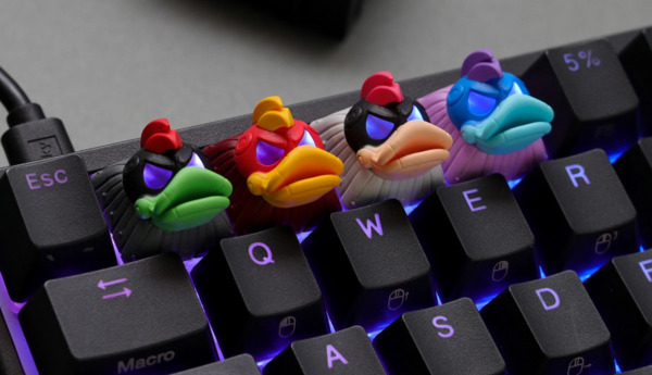 Ducky x Hotkeys League Rocket -n&auml;pp&auml;inhattu MX-kytkimille