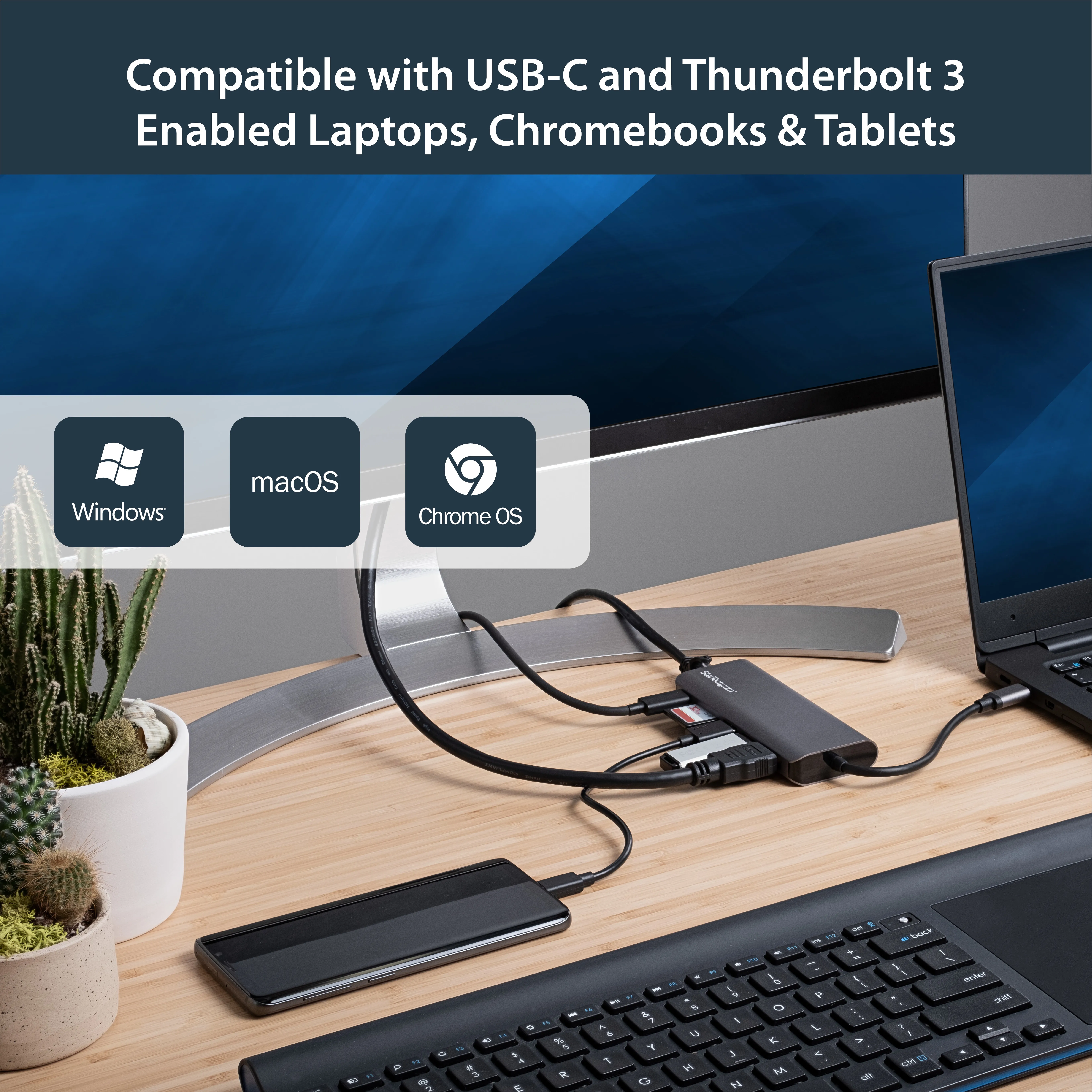 Adapter Multiport USB C - HDMI - SD PD