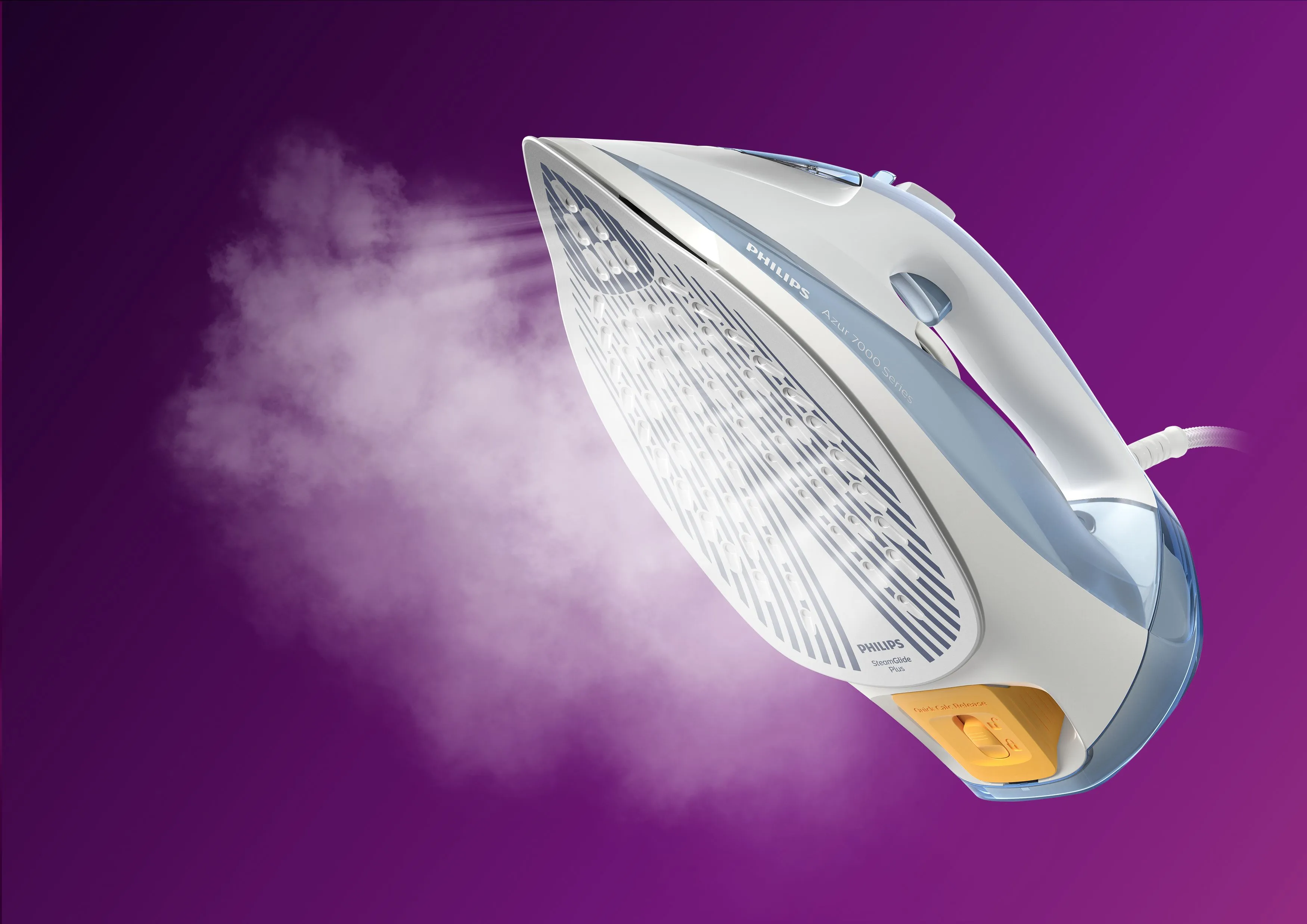 Philips Azur 7000 Series DST7011 Dampstrygejern 2600W Bl&aring; Gr&aring;