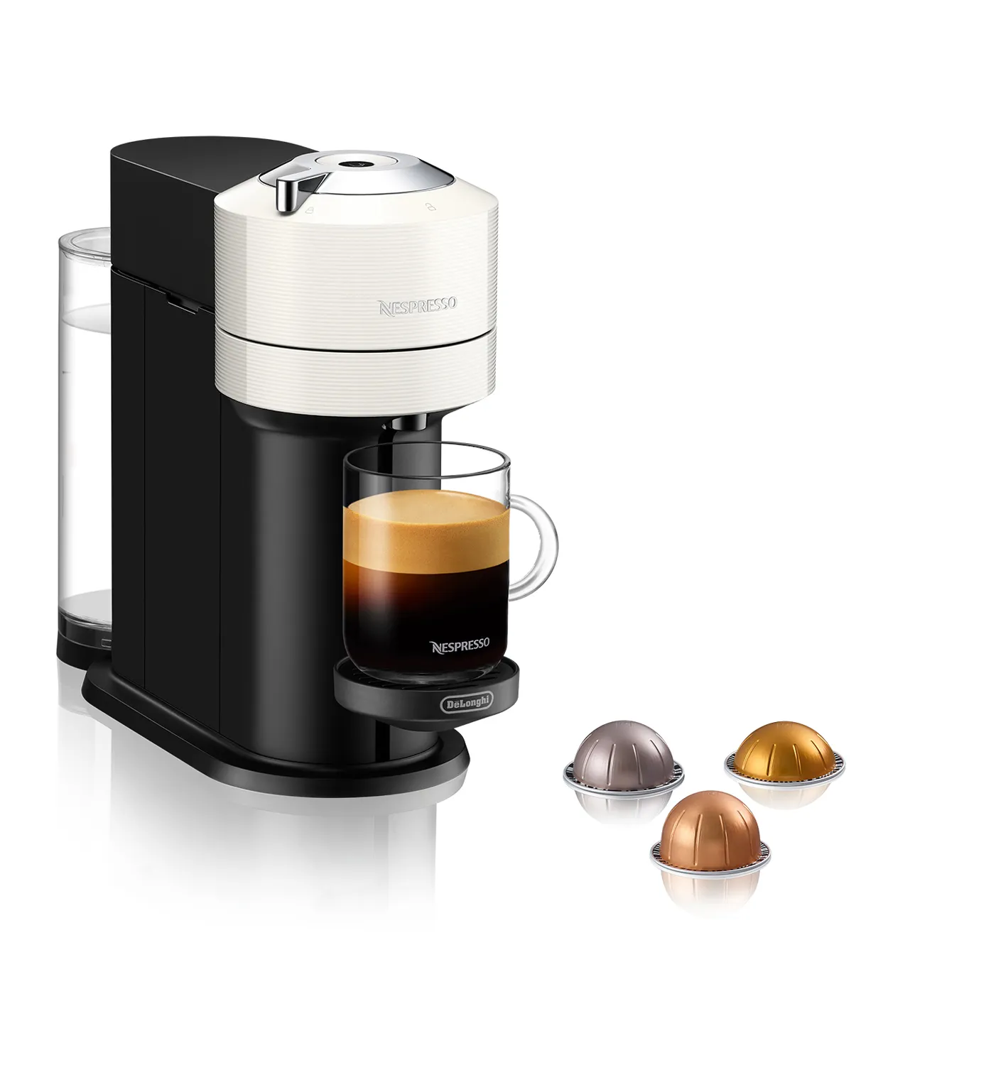 Delonghi Vertuo Next ENV120.W -kapselikeitin, musta
