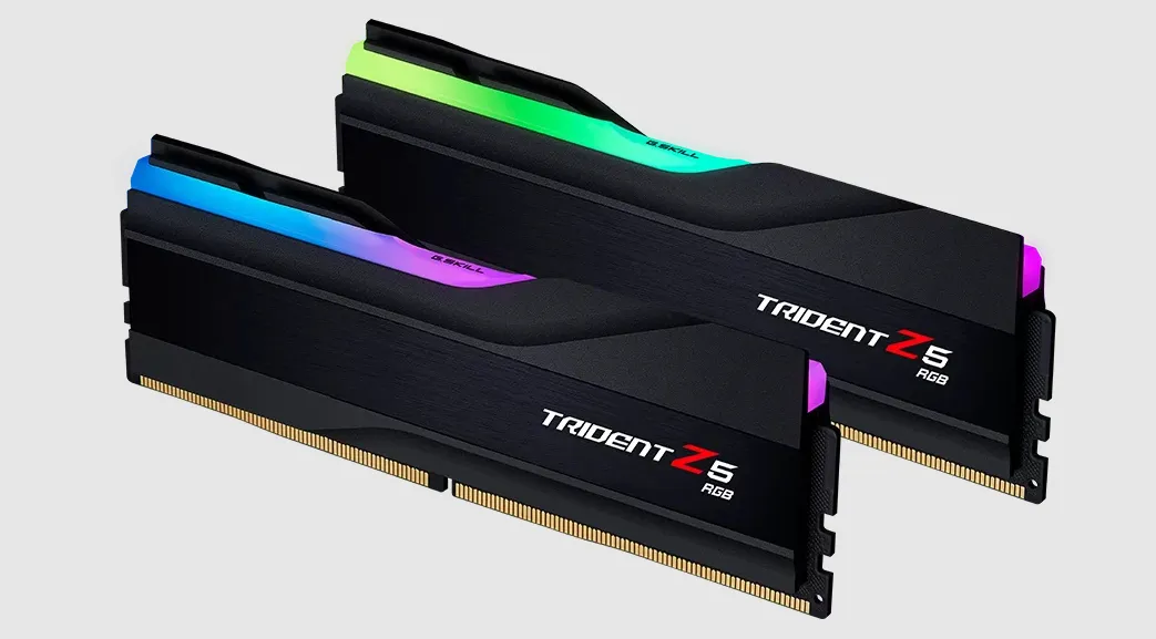 G.Skill DDR5 - 48GB - 7200 - CL - 36 (2x 24 GB) dual kit, RAM (black, F5-7200J3646F24GX2-TZ5RK, Trident Z5 RGB, INTEL XMP)