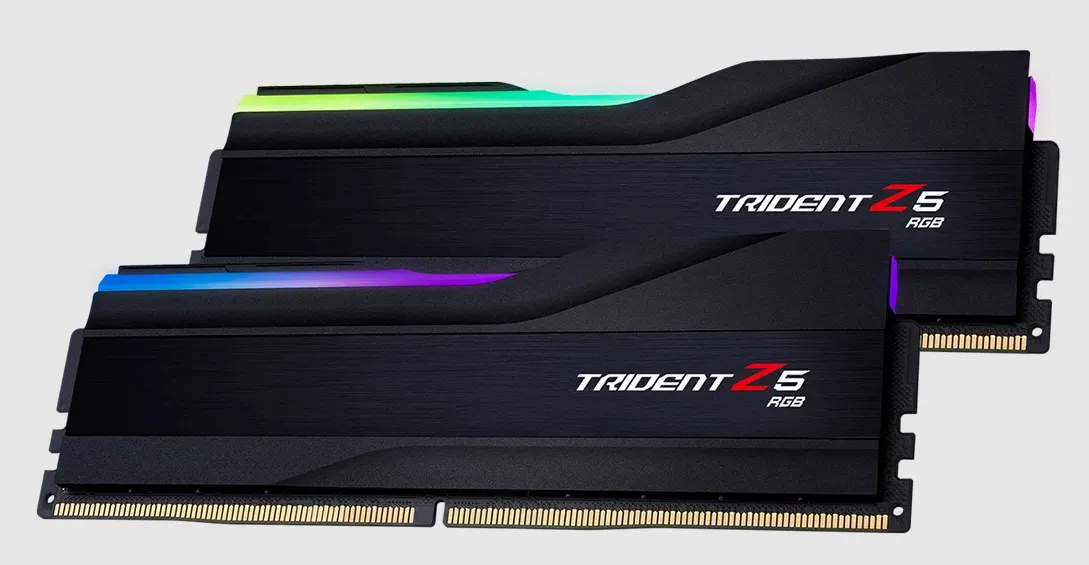 G.Skill DDR5 - 48GB - 7200 - CL - 36 (2x 24 GB) dual kit, RAM (black, F5-7200J3646F24GX2-TZ5RK, Trident Z5 RGB, INTEL XMP)