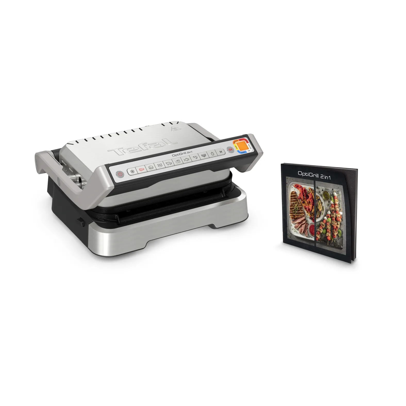 Tefal OptiGrill 2in1 GC772D10 silver