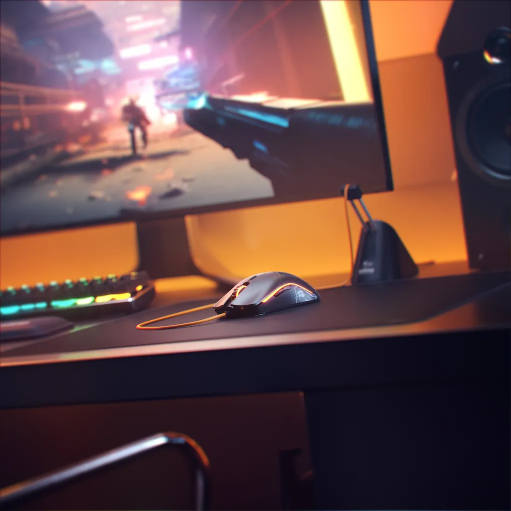 Glorious Model O - gaming mouse, black