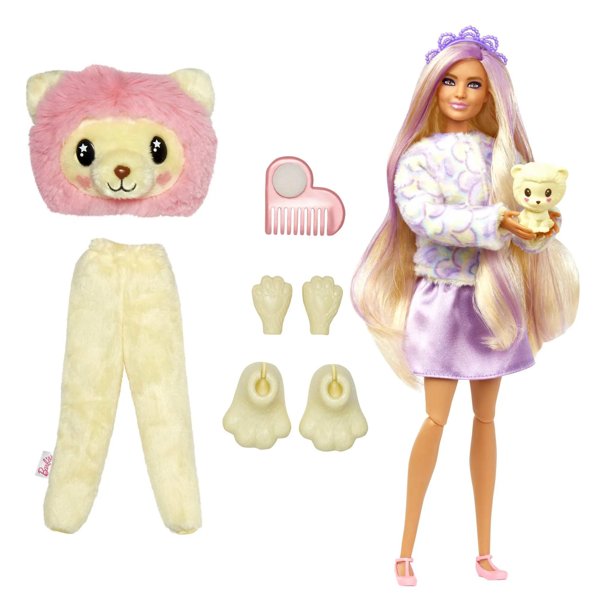 Mattel Barbie Cutie Reveal Cozy Cute Series - Lion Doll