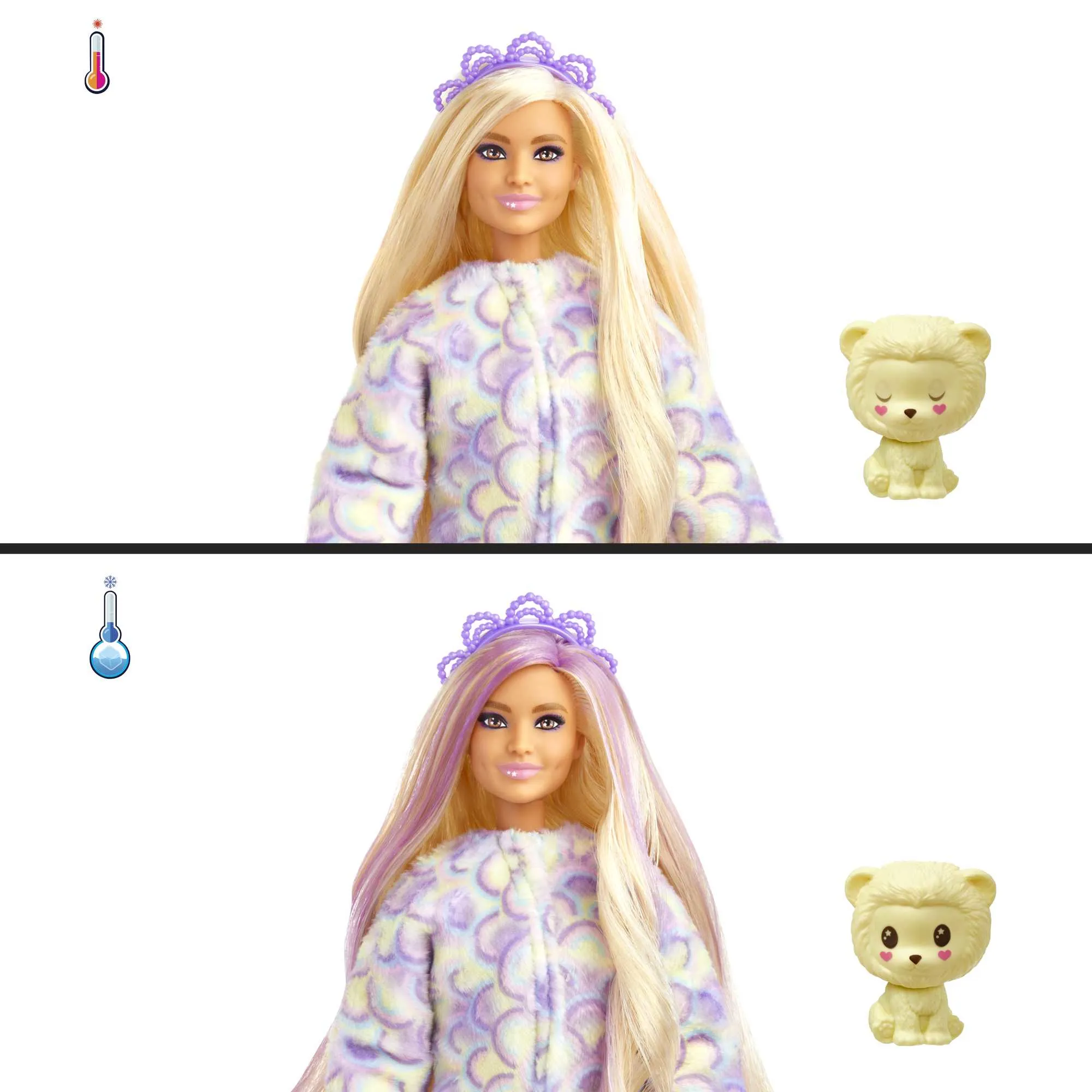 Mattel Barbie Cutie Reveal Cozy Cute Series - Lion Doll