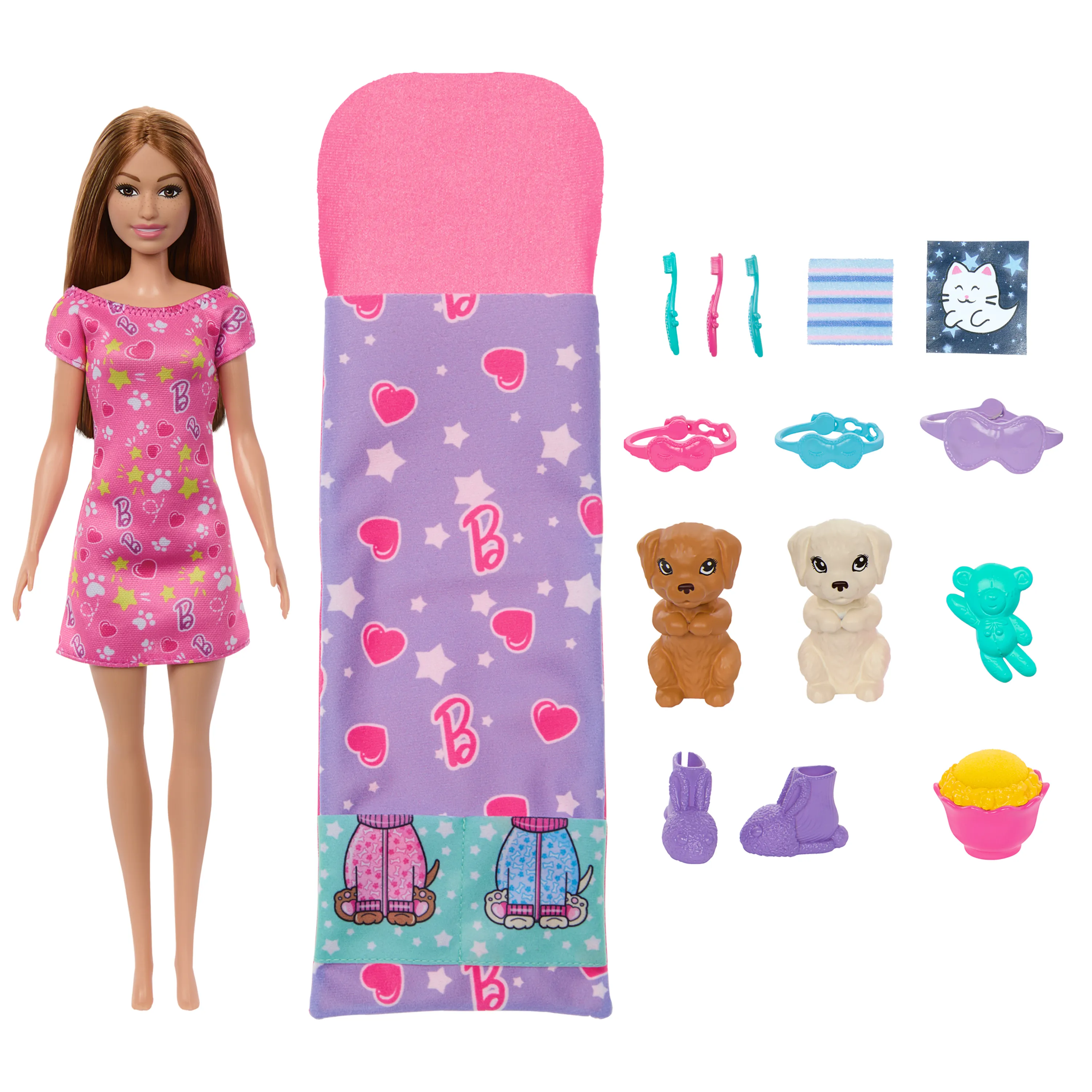 Mattel Barbie Puppy Pajama Party Doll