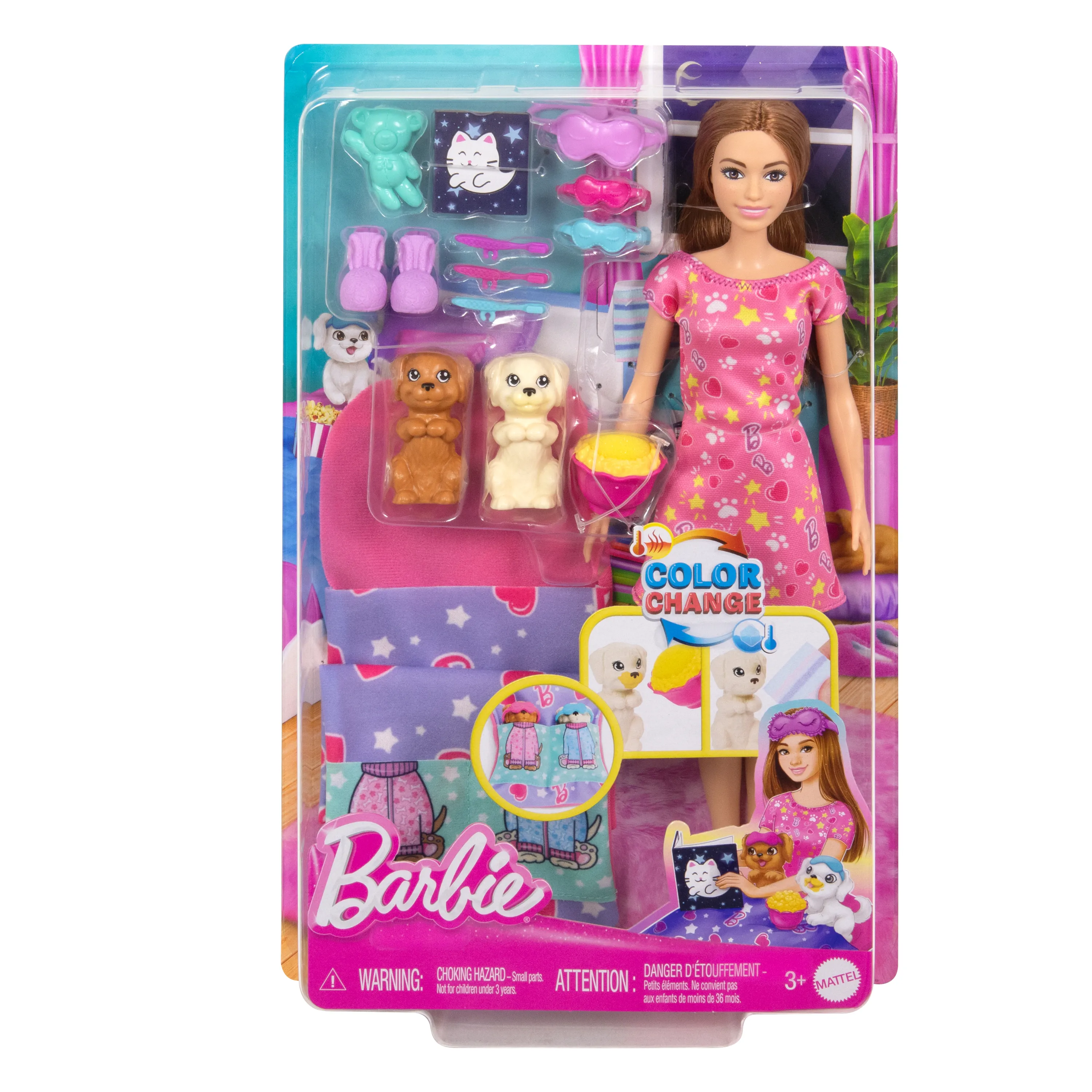 Mattel Barbie Puppy Pajama Party Doll
