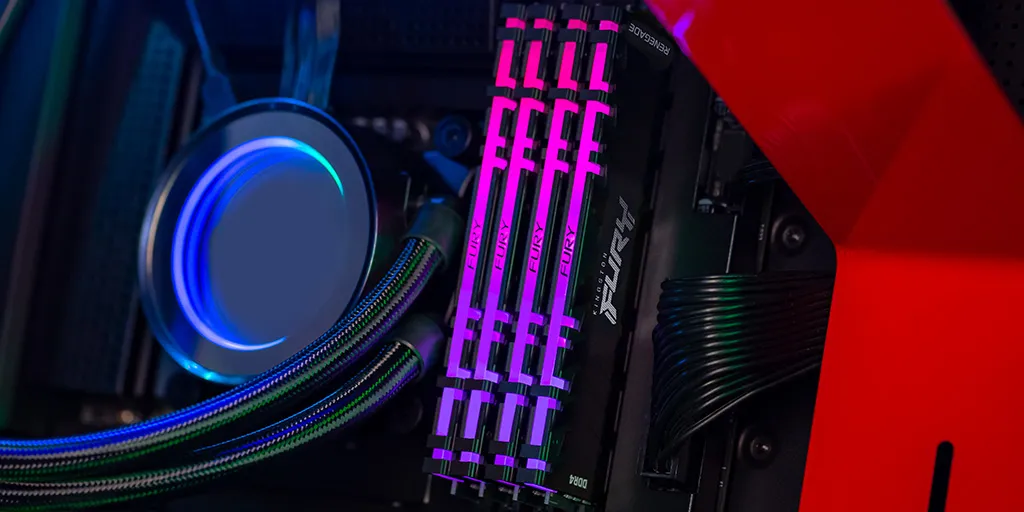 Kingston FURY Renegade RGB 32GB (4 x 8GB) DDR4 3600 MHz, CL16 - memory, Black