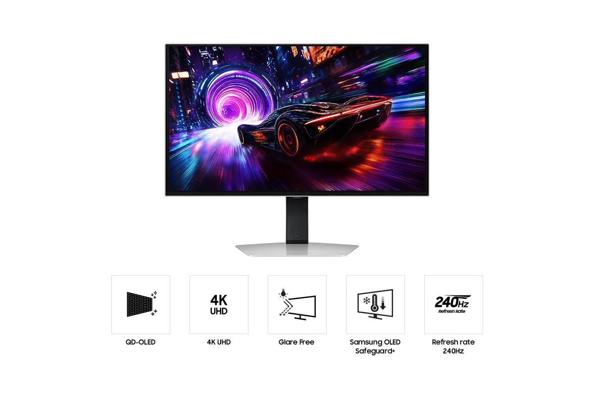 Samsung Odyssey OLED G8 LS32FG810SUXEN 32&quot; 4K UHD, OLED, 240 Hz Curved Gaming Monitor