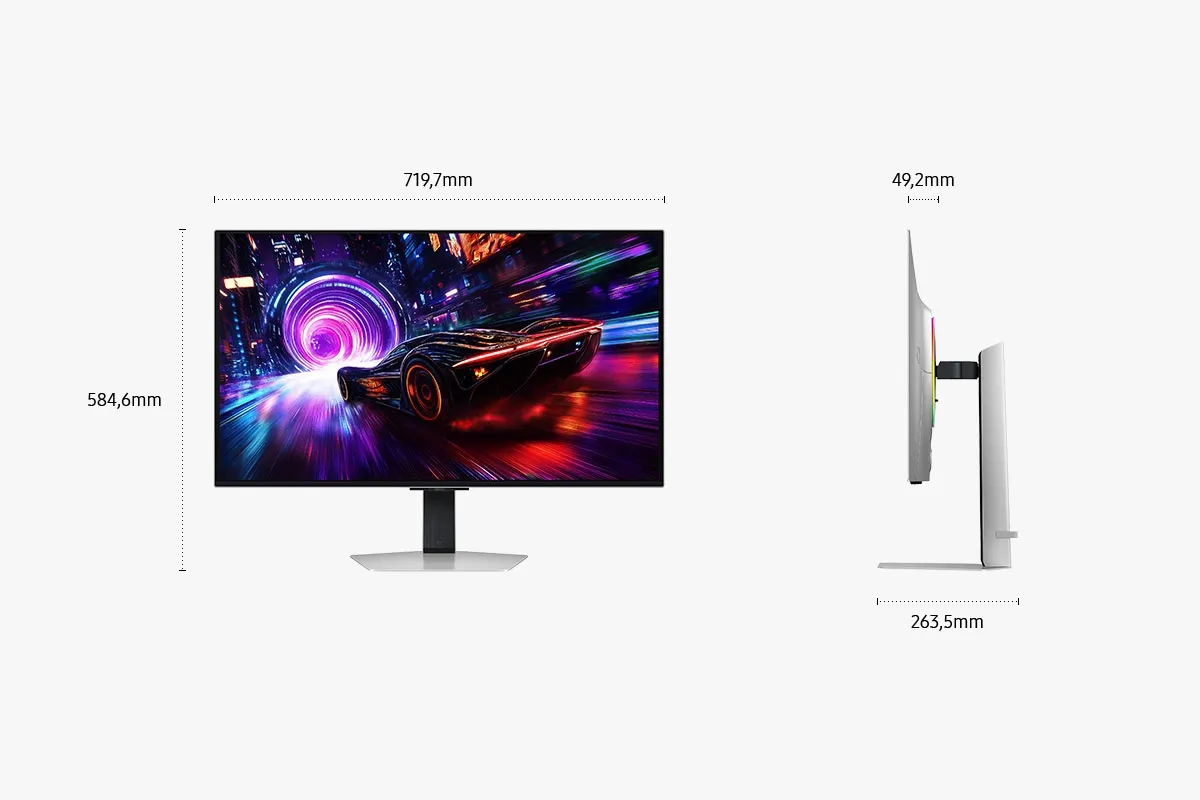 Samsung Odyssey OLED G8 LS32FG810SUXEN 32&quot; 4K UHD, OLED, 240 Hz Curved Gaming Monitor