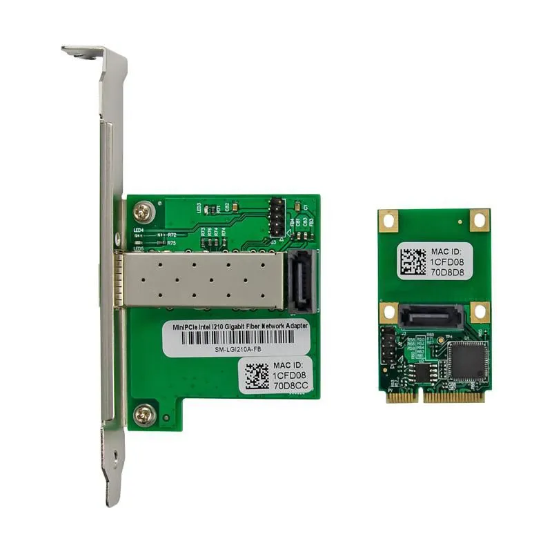 MicroConnect Mini PCI Express I210 SFP - Network Interface Card