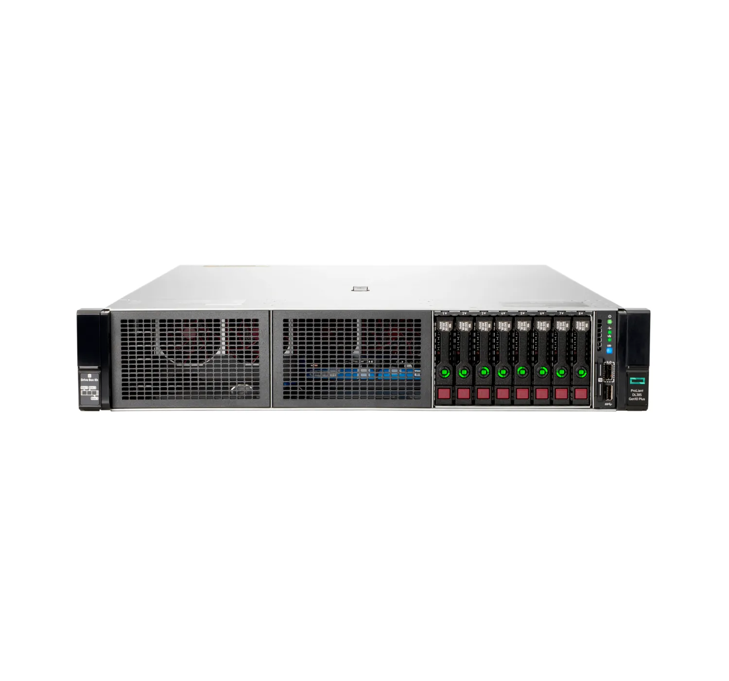 HPE ProLiant DL385 Gen10 Plus - Palvelin - telineasennettava - 2U - 2-teinen - 1 x EPYC 7262 / 3.2 GHz - RAM 16 GB - SAS - pikavaihto 3.5" - ei kiintolevyä - ei