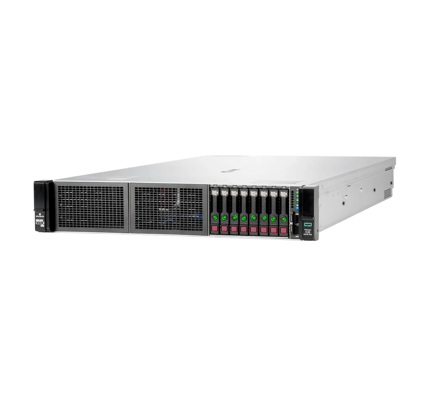 HPE ProLiant DL385 Gen10 Plus - Palvelin - telineasennettava - 2U - 2-teinen - 1 x EPYC 7262 / 3.2 GHz - RAM 16 GB - SAS - pikavaihto 3.5" - ei kiintolevyä - ei