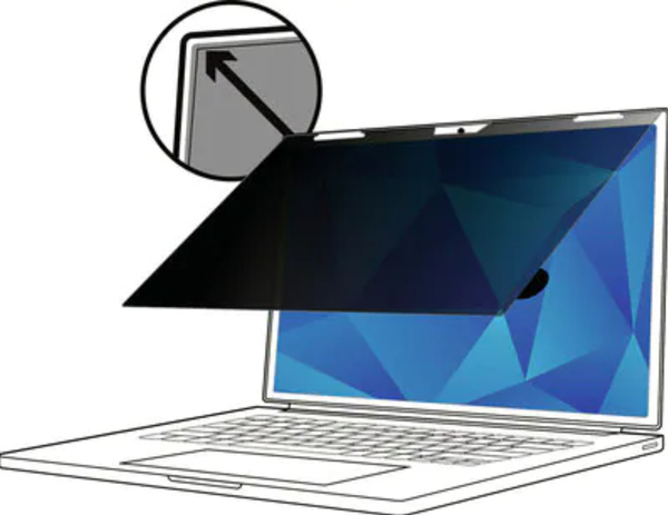 3M Touch Privacy Filters for Custom Laptops w COMPLY Flip At