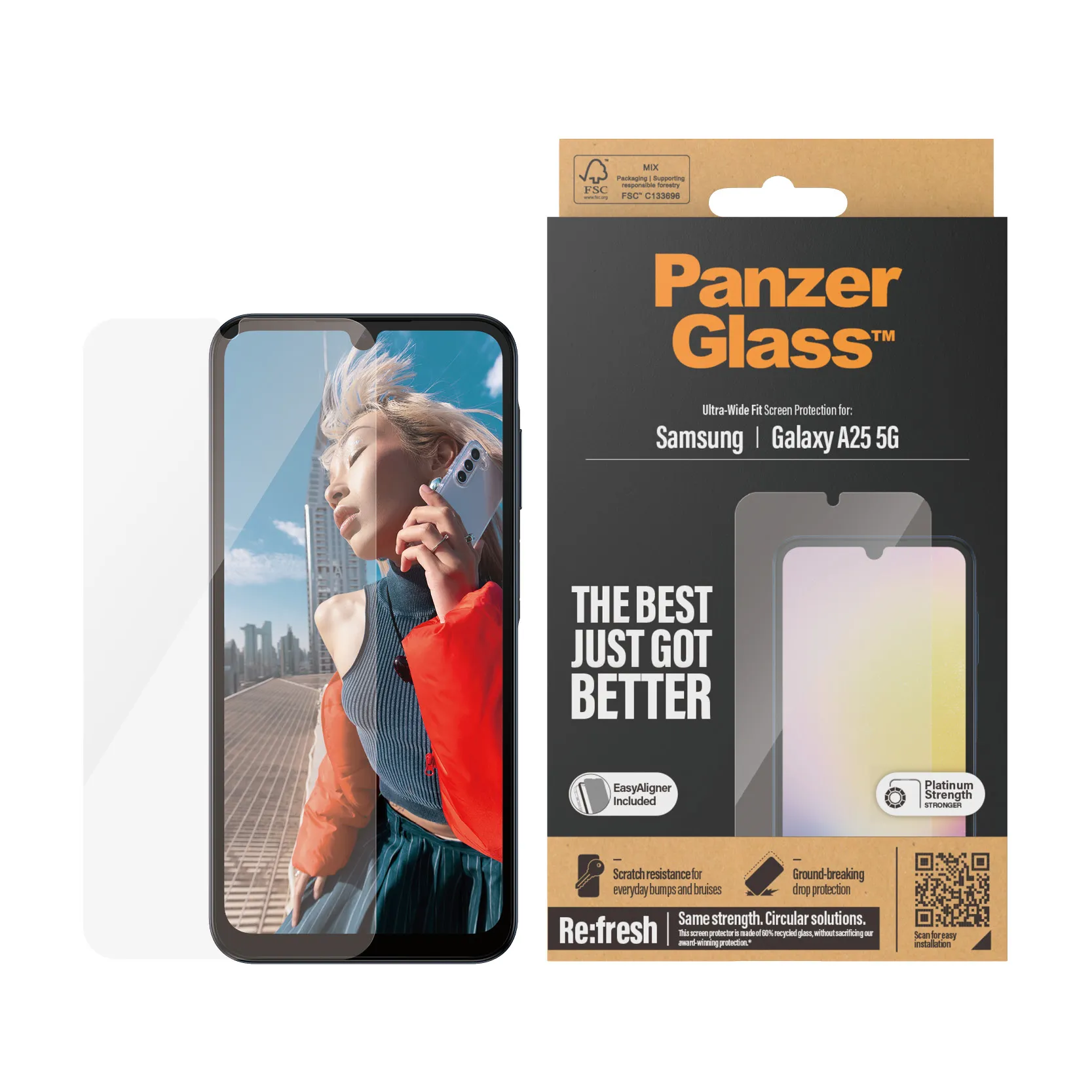 PanzerGlass Ultra-Wide Fit Galaxy A24 5G -panssarilasi