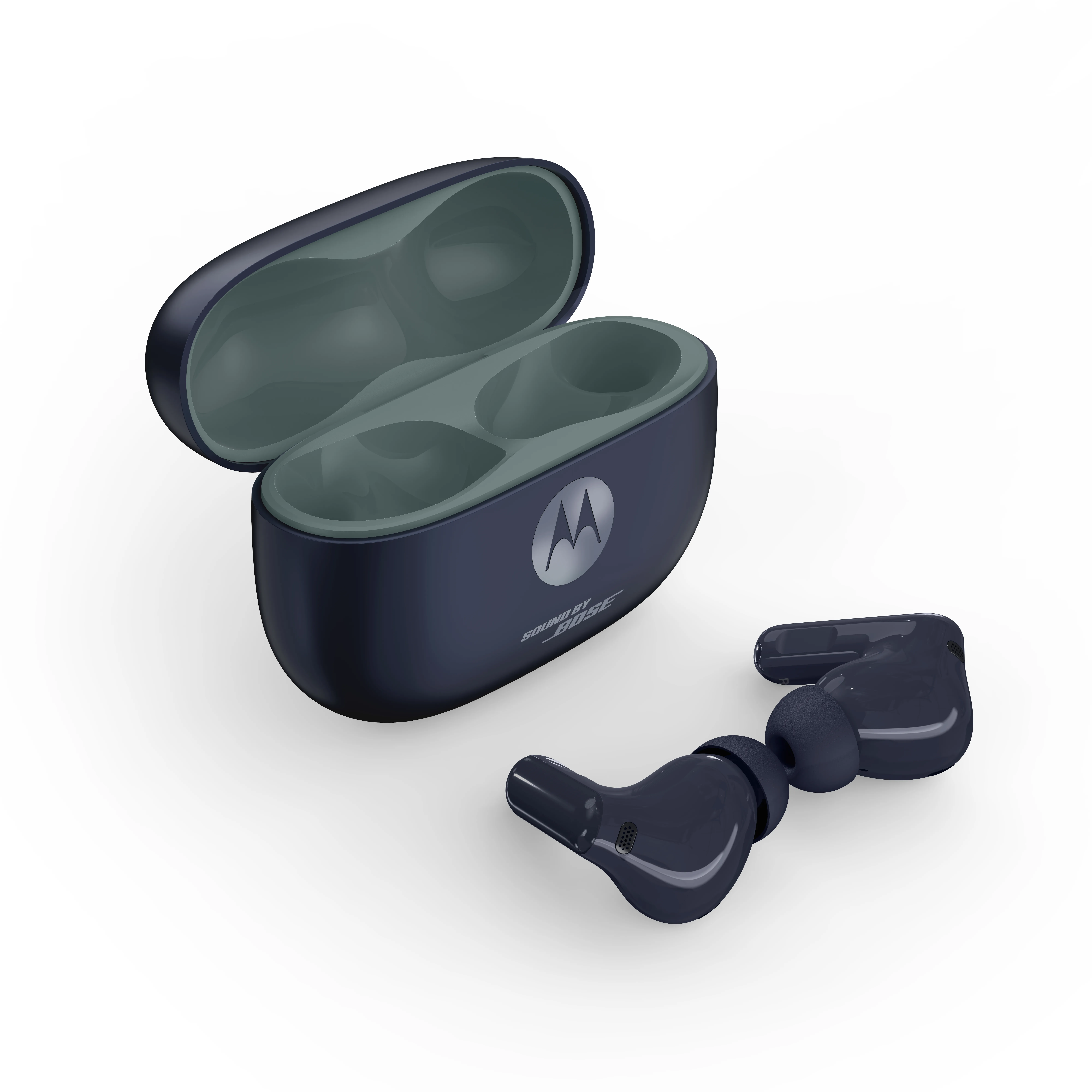 Motorola Moto Buds 2 Plus Salute -langattomat nappikuulokkeet, sininen