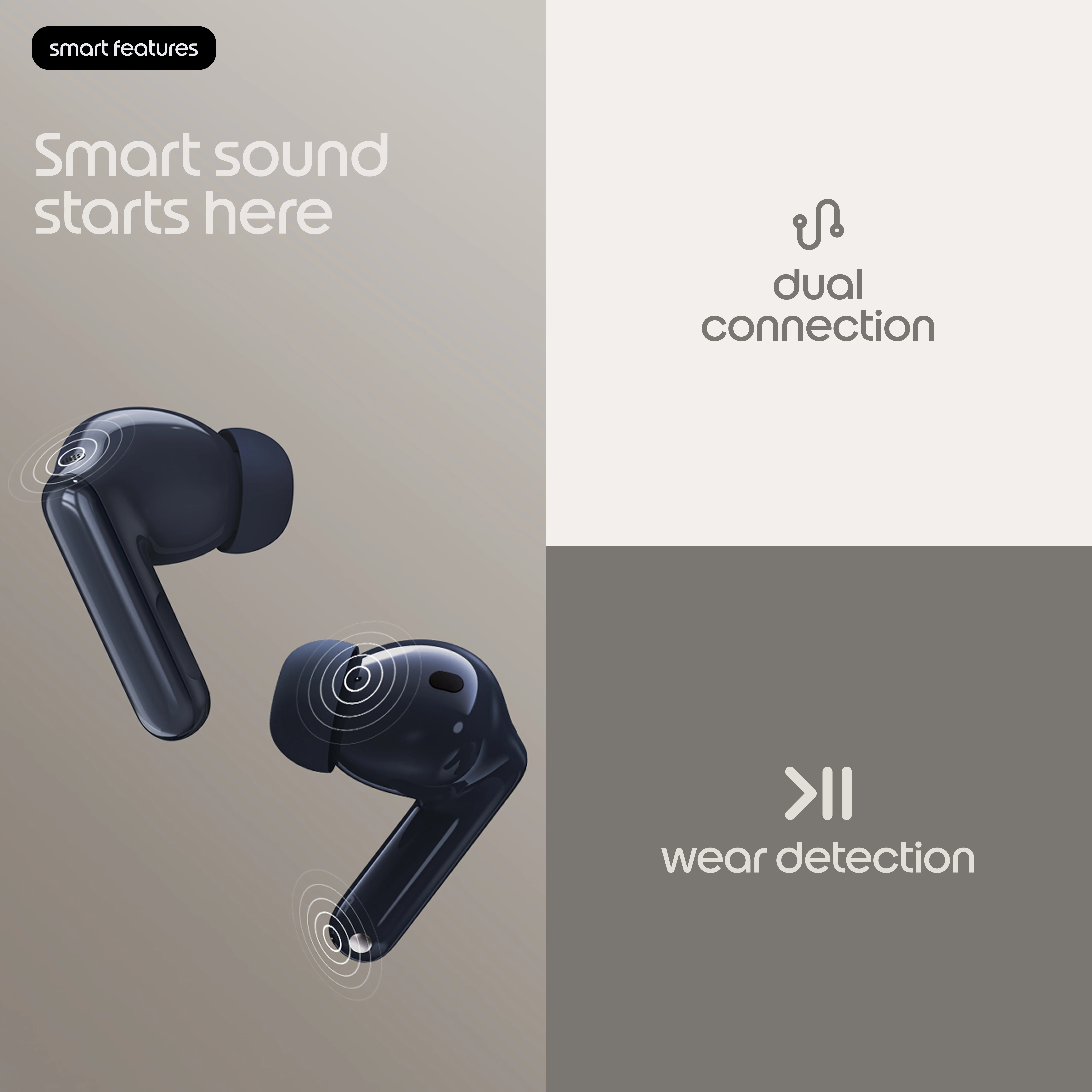 Motorola Moto Buds 2 Plus Salute -langattomat nappikuulokkeet, sininen