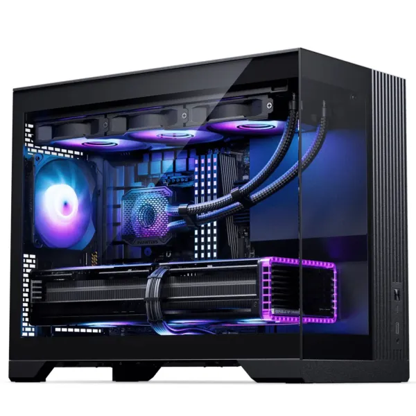Phanteks XT V3 Micro-ATX Case with RGB lighting, Black