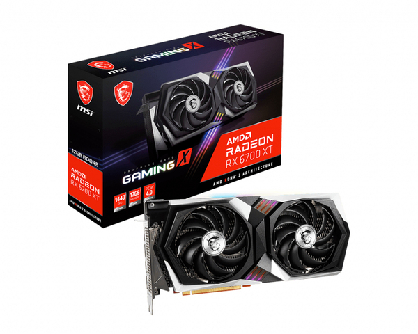 MSI Radeon RX 6700 XT Gaming X 12 Gt -n&auml;yt&ouml;nohjain