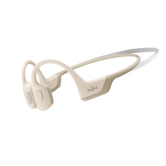 Shokz OpenRun Pro -luujohdekuulokkeet, Beige