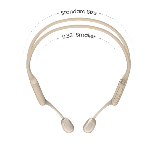 Shokz OpenRun Pro -luujohdekuulokkeet, Beige