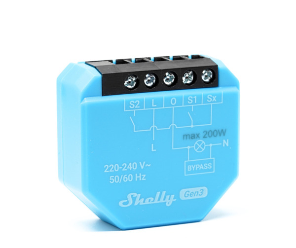Shelly 2L Gen3 - WiFi-controlled two-channel relay