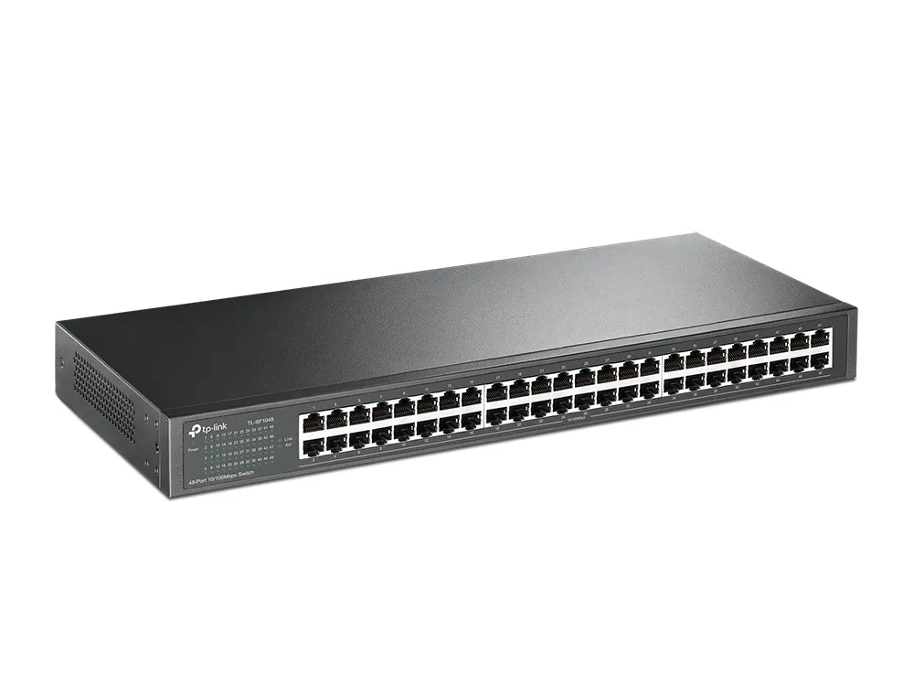 TP-Link TL-SF1048 V6 - 48-port Fast Ethernet switch, Black