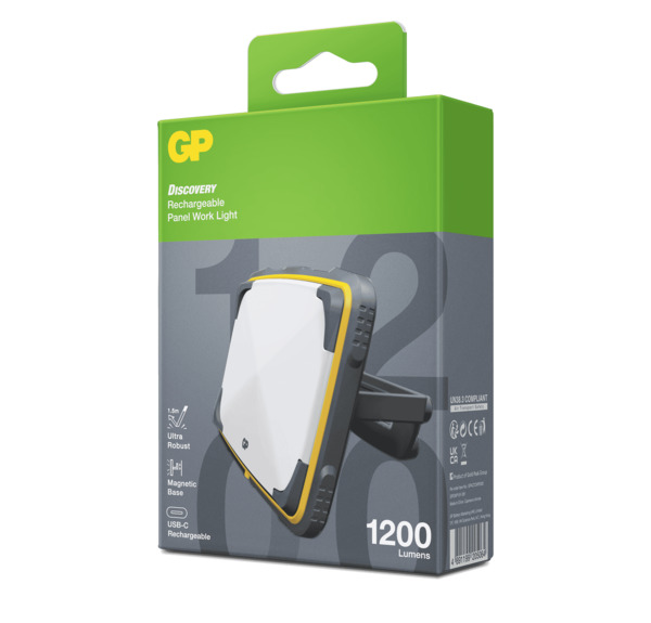GP BATTERIES Discovery Work CWP15, 5100 mAh, 1200 lm, Worklight