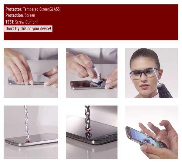 Insmat Diamond Glass - N&auml;yt&ouml;n suojus malleihin Apple iPad Air, iPad Air 2