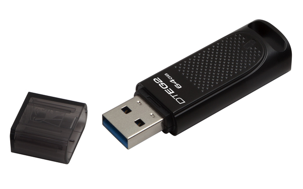 Kingston 64GB DataTraveler Elite G2 USB 3.0 - memory stick, Black