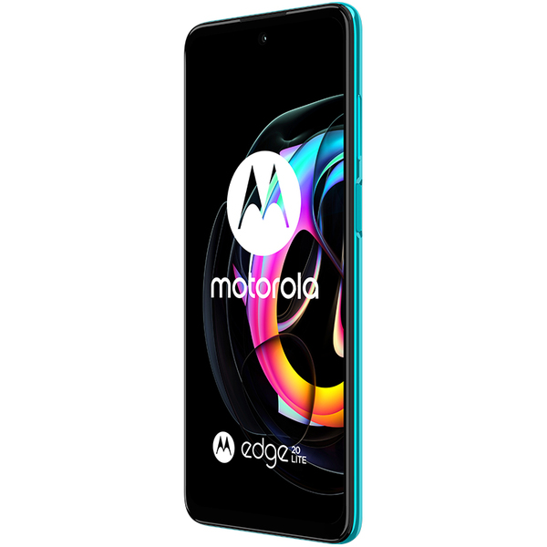 Motorola Edge 20 Lite 5G, 8/128 Gt -Android-puhelin, Lagoon Green