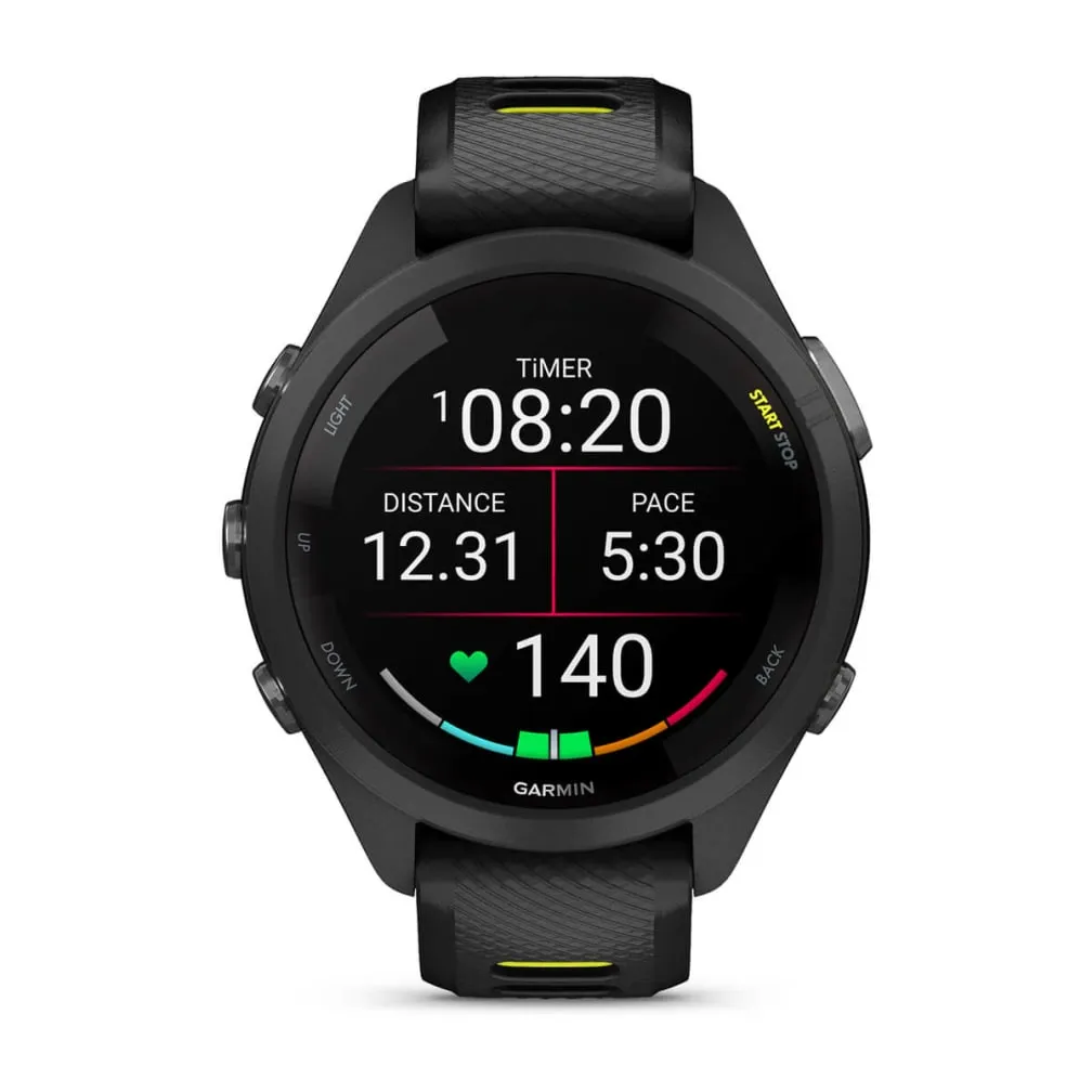 Garmin Forerunner 265s Music -urheilukello, musta