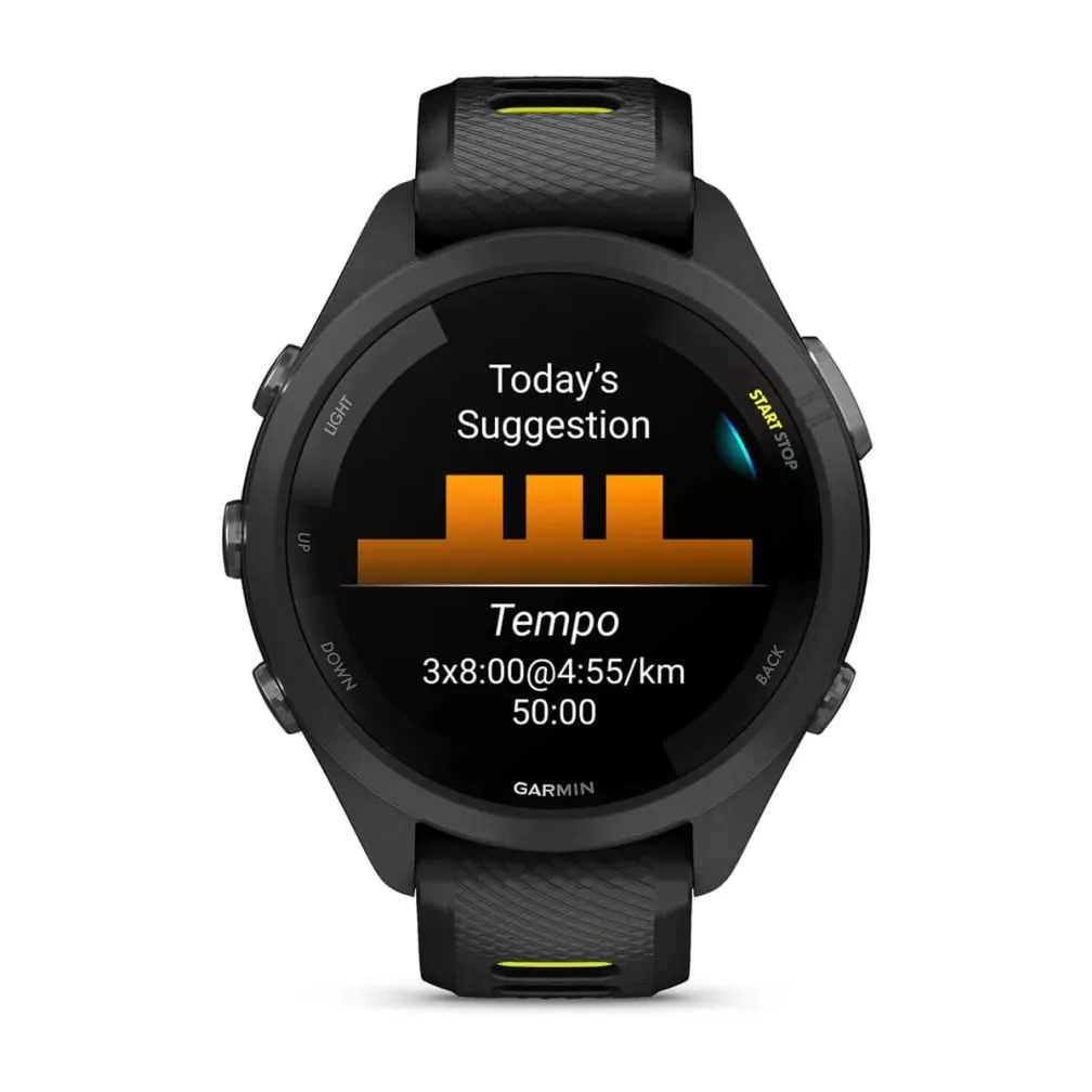 Garmin Forerunner 265s Music -urheilukello, musta