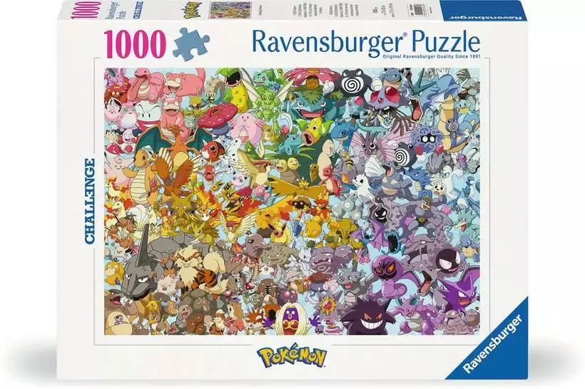Ravensburger Challenge: Pok&eacute;mon - puzzle, 1000 pcs