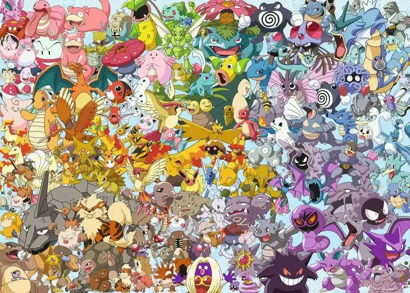 Ravensburger Challenge: Pok&eacute;mon - puzzle, 1000 pcs