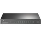 TP-LINK 10-Port Gigabit PoE+ Switch 8 Gigabit PoE+ Ports 1 Gigabit RJ45 Ports and 1 Gigabit SFP Slots 802.3at/af 63W PoE Power